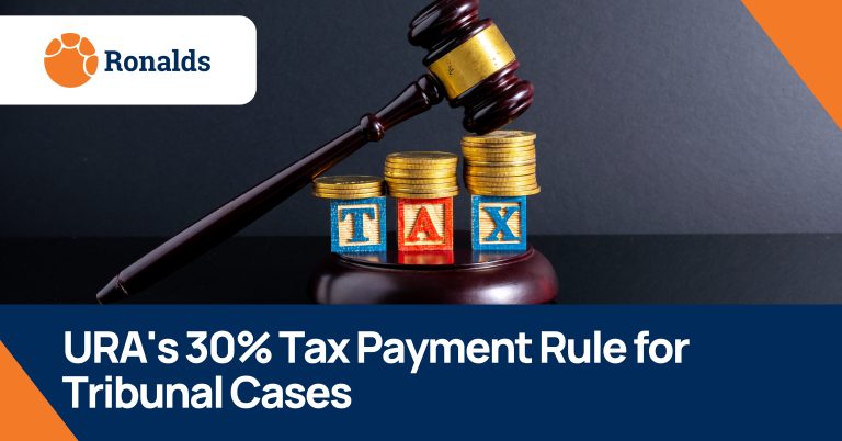 URA 30% tax payment